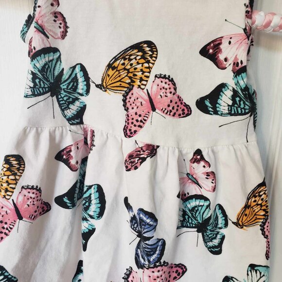 White Butterfly Dress Size 18-24M - Picture 2 of 4